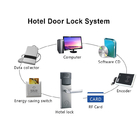 RFID Electronic Key Card Locks DC6V FCC Stainless Steel For Hotel Room