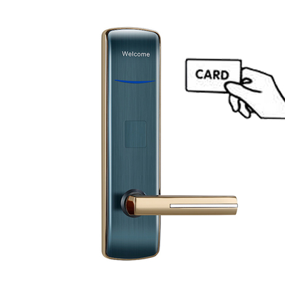Zinc Alloy Key Card Hotel Electronic Smart Door Locks with Free Management Software