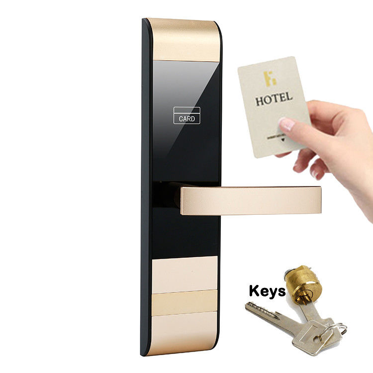 FCC Hotel Smart Electronic Card Swipe Door Locks Smart 310mm Hotel Software
