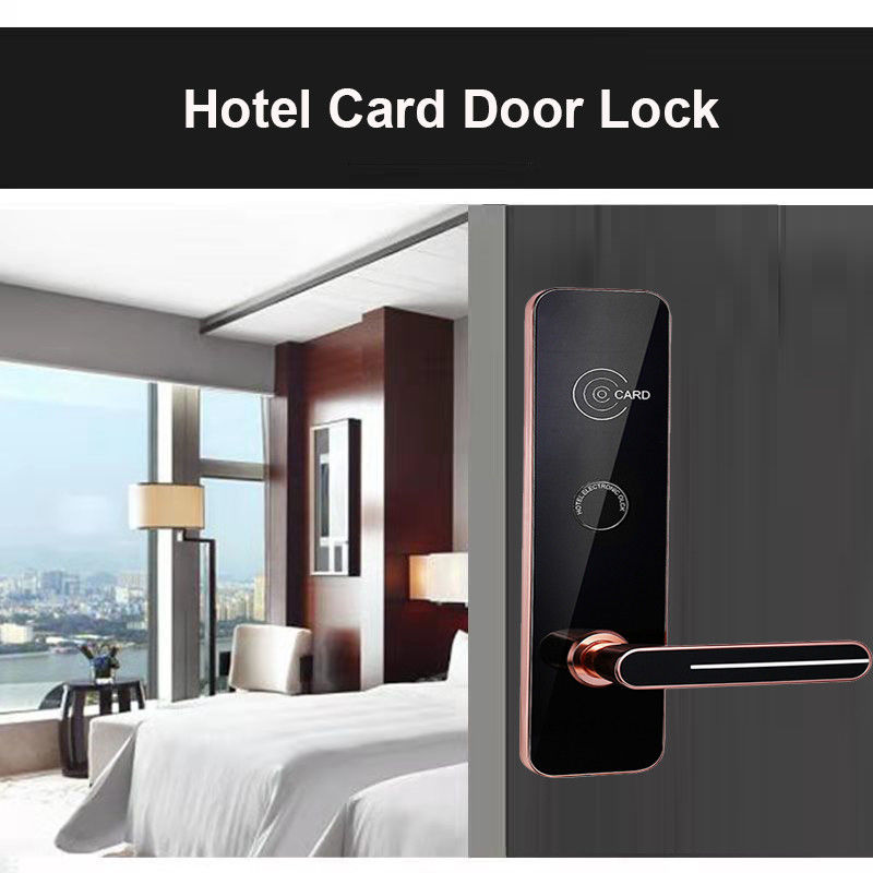 OEM/ ODM Manufacturer Zinc Alloy Key Card Door Locks for Hotel Apartment Home