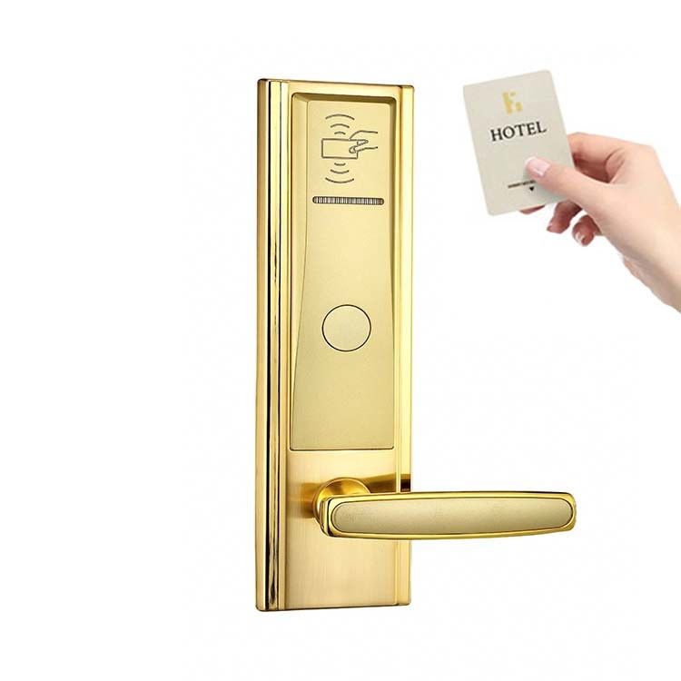 FCC Key Card Access Door Locks 280mm Key Swipe Door Locks