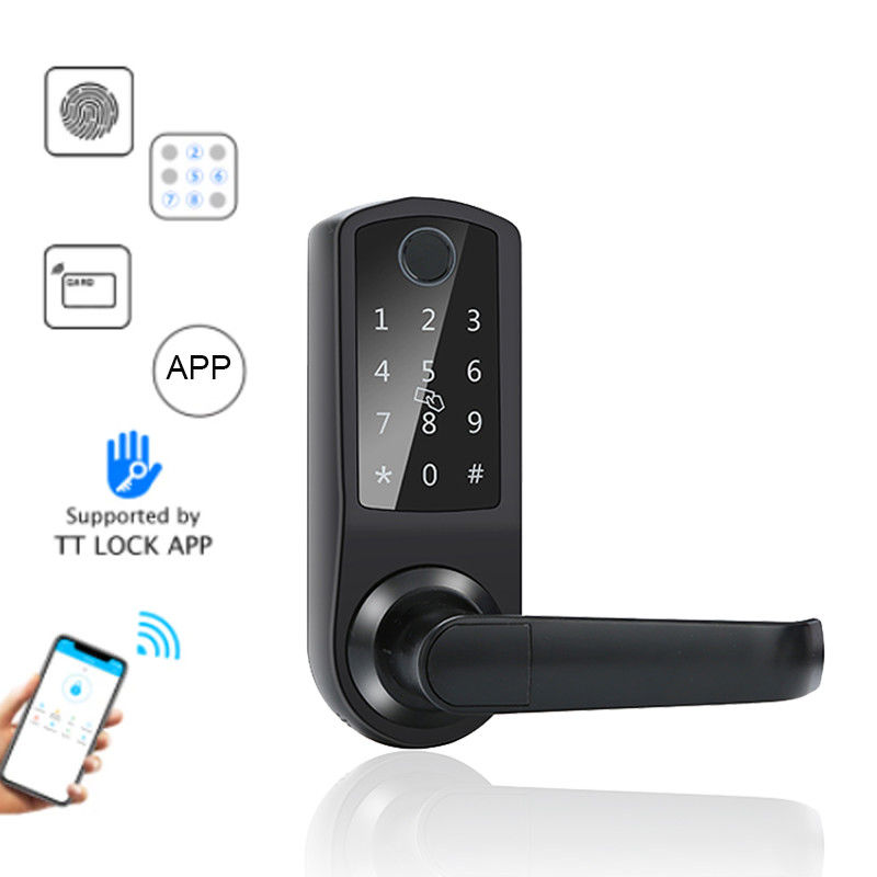 FCC Wifi Code Door Lock 70mm Fingerprint Keypad Door Lock