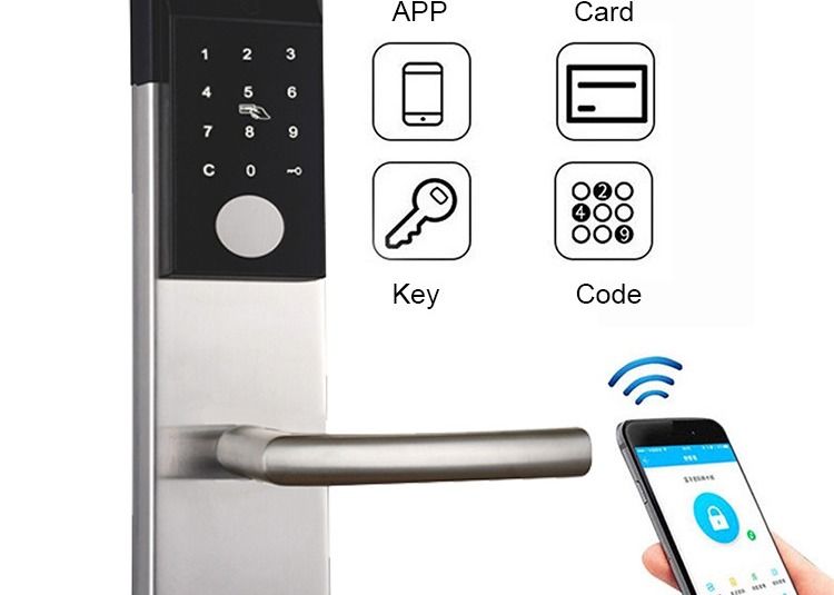 FCC Keyless Entry Door Lock Mortise ODM Smart Digital Door Lock