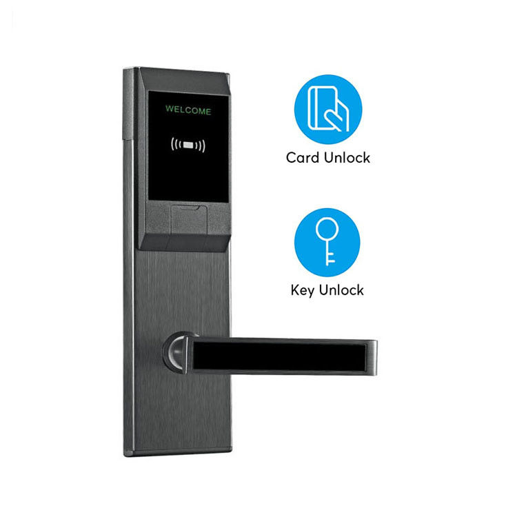 Cerraduras Electronic Card Door Lock ANSI Mortise Apartment Smart Lock