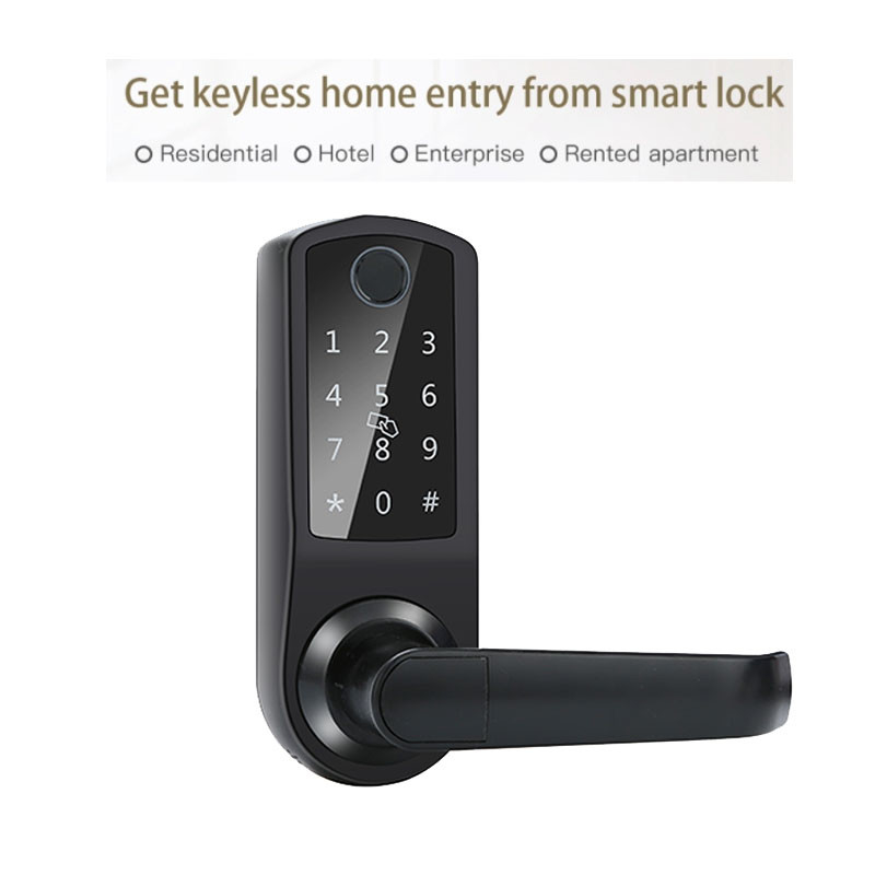 Single Latch Mortise Deadbolt Electronic Smart Door Lock With TTlock Tuya APP