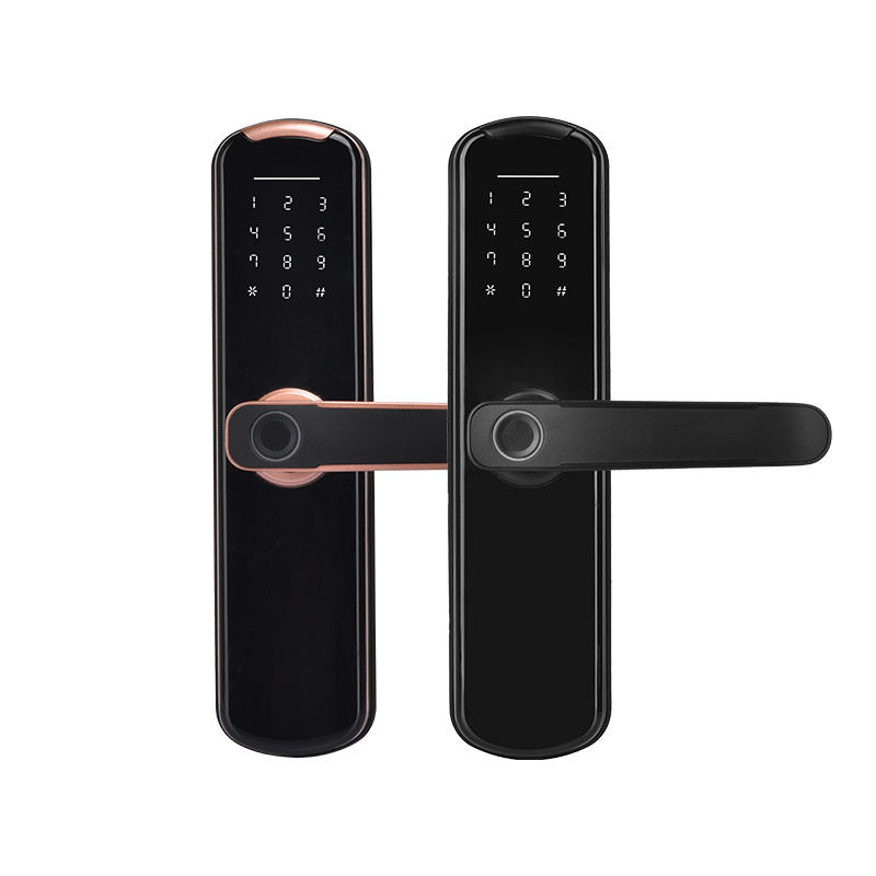 DC6V Smart Fingerprint Door Lock Password IP45 Bluetooth Wifi For Home