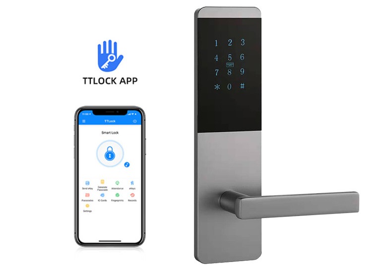 Hotel Rfid Key Card Lock 300mm Smart Lock Main Door