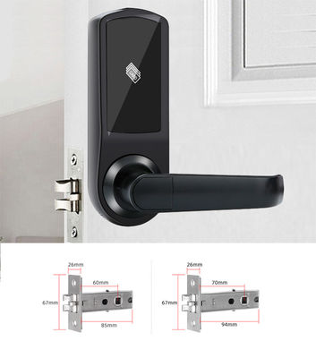 Hotel DC 6V Key Card Door Locks Sus304 RFID Digital Door Lock