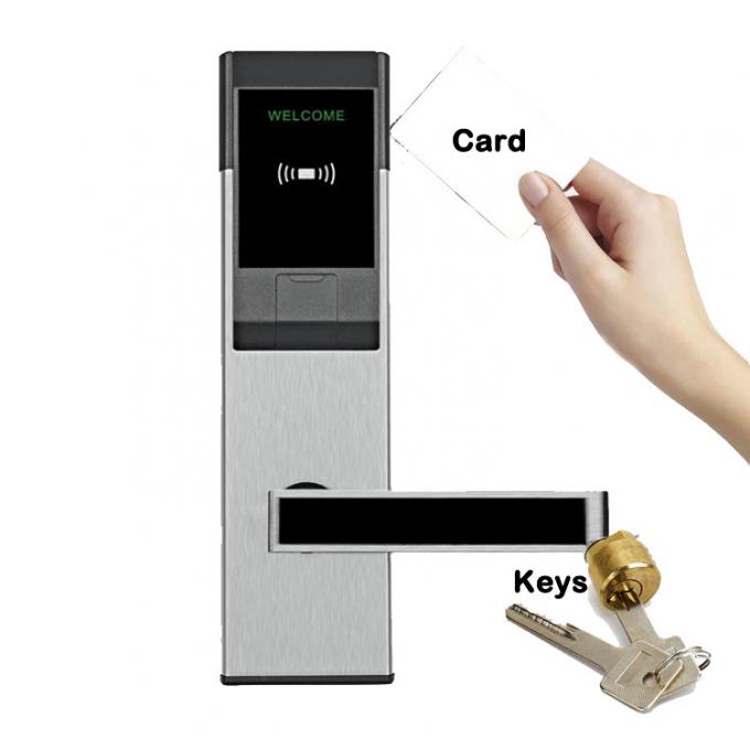 FCC Keyless Key Card Door Locks Hotel Gate Smart Door Lock With System