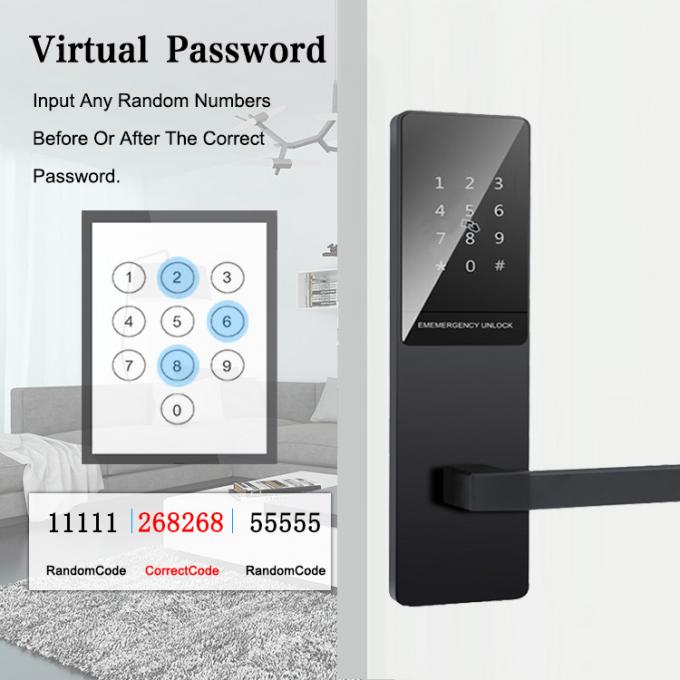 BLE Apartment Smart Door Lock 75mm Smart Keypad Door Lock