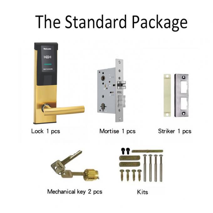 Mifare Keyless Digital Door Lock 285mm Automatic House Door Lock